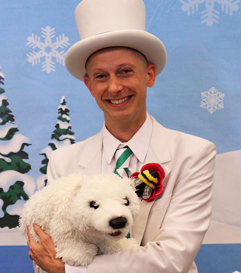Meet Andy the Zookeeper in Jolly Days Winter Wonderland at The Children's Museum of Indianapolis